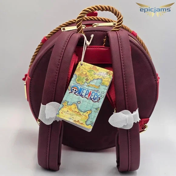 NWT Loungefly One Piece Compass-Shaped Mini Backpack One Piece Compass Figural Mini Backpack | Loungefly main image 4